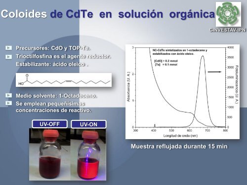 SÃ­ntesis quÃ­mica de puntos cuÃ¡nticos - C.I.E.