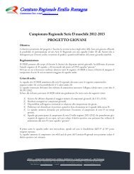 Bando Progetto Giovani /M e Modulo d'iscrizione 2012/2013 - FIPAV