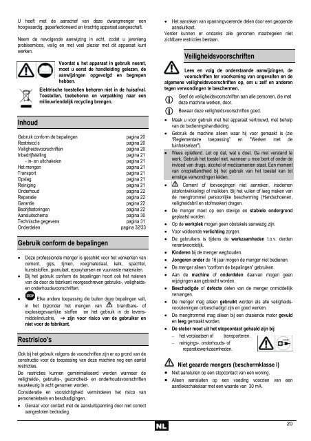 Bedienungsanleitung und Ersatzteile Operating Instructions ... - Atika