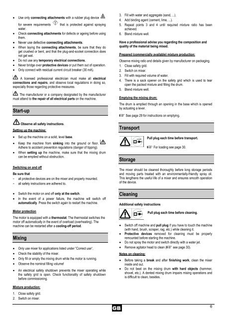 Bedienungsanleitung und Ersatzteile Operating Instructions ... - Atika