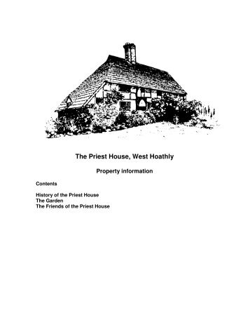 The Priest House, West Hoathly - The Sussex Archaeological Society