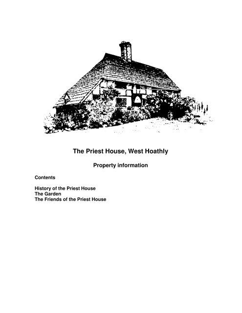 The Priest House, West Hoathly - The Sussex Archaeological Society