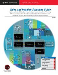 Video and Imaging Solutions Guide (Rev.D)