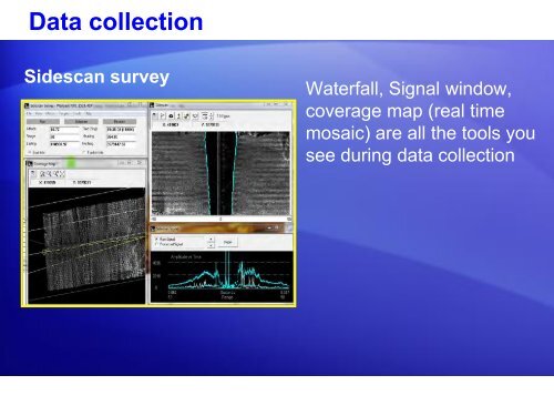 Seafloor Imagery - Sidescan and Backscatter