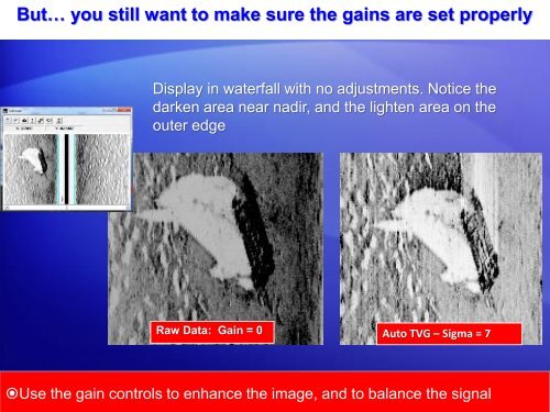 Seafloor Imagery - Sidescan and Backscatter