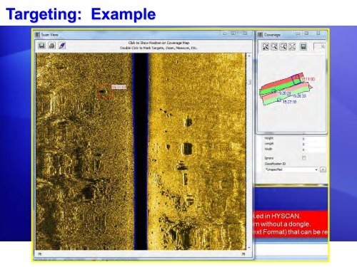 Seafloor Imagery - Sidescan and Backscatter