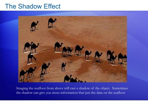 Seafloor Imagery - Sidescan and Backscatter