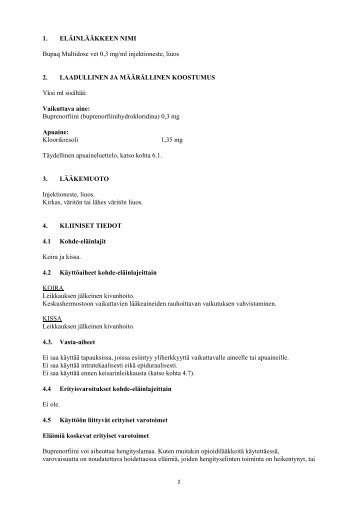 Lataa PDF - Vetcare