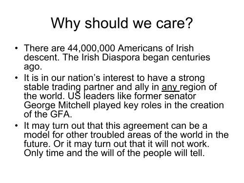 The Good Friday Agreement Powerpoint