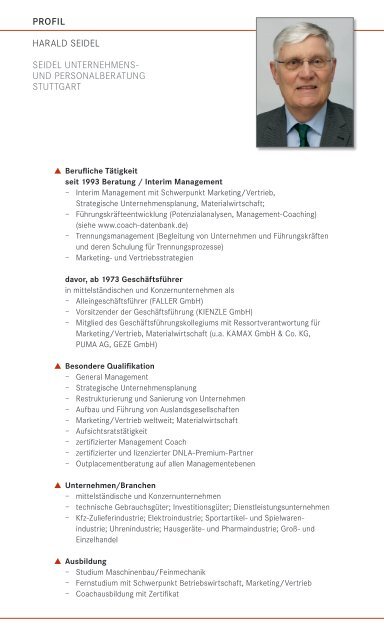 Profil - SEIDEL | UNTERNEHMENSBERATUNG ...