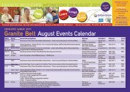 Granite Belt August Events Calendar - Southern Downs Regional ...