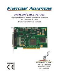 escc-pci-335 - Commtech-fastcom.com