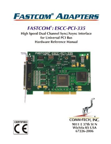 escc-pci-335 - Commtech-fastcom.com