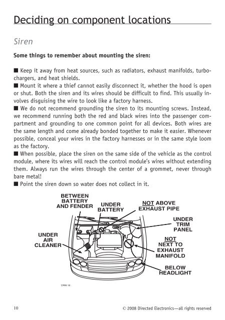 Responder LE Model 5701 Security and Remote Start Installation ...