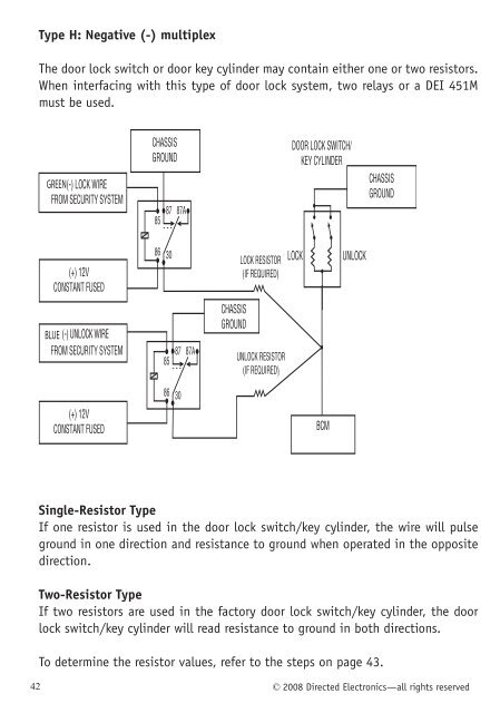 Responder LE Model 5701 Security and Remote Start Installation ...