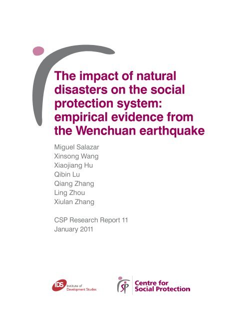 The impact of natural disasters on the social protection system ...
