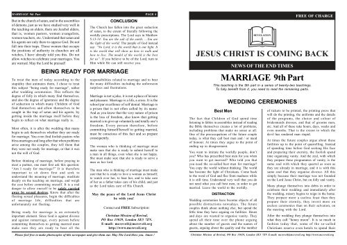 MARRIAGE 9th Part - mcreveil.org