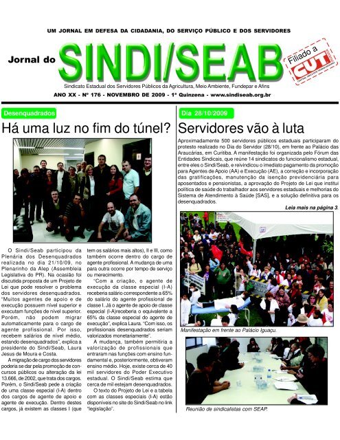 Novembro de 2009 - SindiSeab