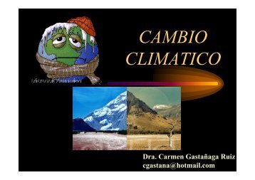 Cambio ClimÃ¡tico. PerÃº - Organismo Andino de Salud