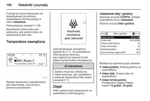 Opel Zafira Tourer 2013 â Instrukcja obsÅugi â Opel Polska