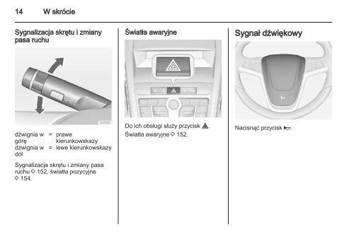 Opel Zafira Tourer 2013 â Instrukcja obsÅugi â Opel Polska