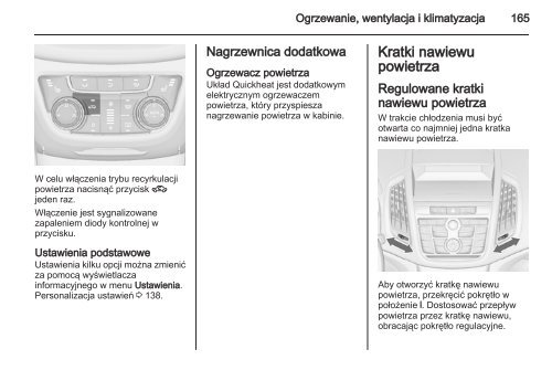 Opel Zafira Tourer 2013 â Instrukcja obsÅugi â Opel Polska