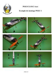 Exemple montage POLYCLUB - Poids-plume-rc.com