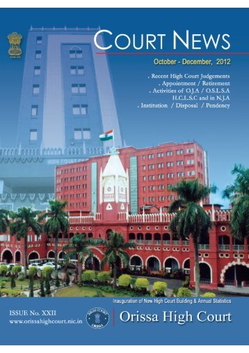 Court News Oct-Dec-2012 - Orissa High Court