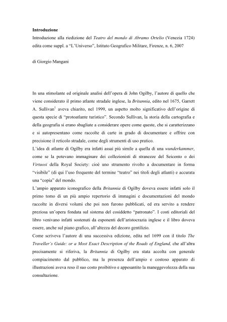 Venezia 1724 - Giorgio Mangani consulente editoriale