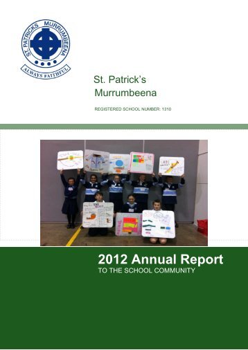 2012 Annual Report Primary template_v1_green - St. Patrick's ...