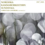 NORDISKA KAMMARORKESTERN SUNDSVALL