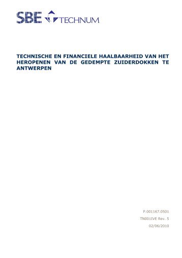 technische en financiele haalbaarheid van het heropenen van de ...