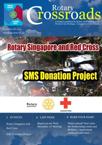 Vol.50 Issue 22 - the Rotary Club of Singapore