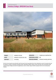 Newbury College - BREEAM Case Study - Thomas Vale Construction