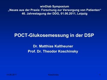 Download POCT-Glukosemessung in der DSP - WinDiab