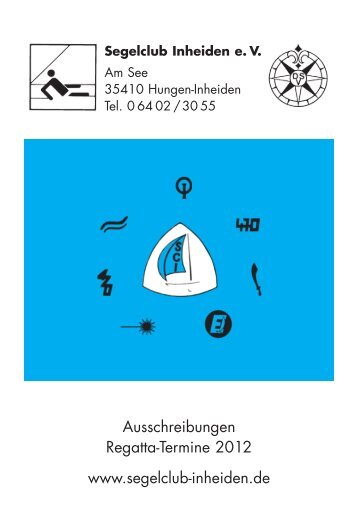 SCI Umschlag 2012:SCI Umschlag 2008 - Segelclub Inheiden eV