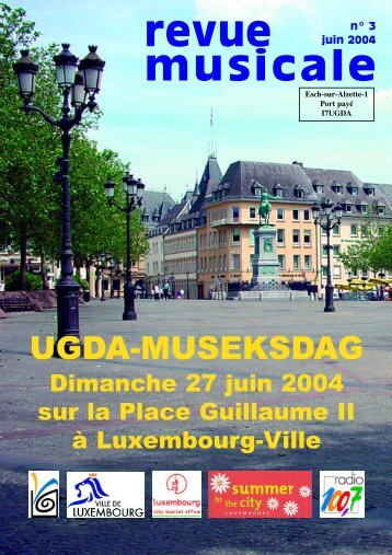 revue musicale - Union Grand-Duc Adolphe