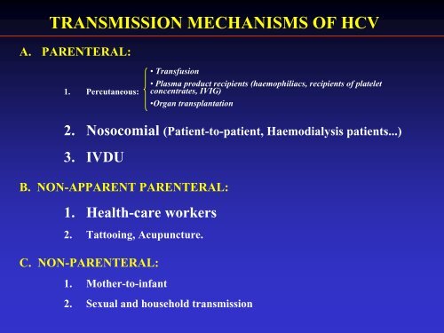 Molecular epidemiology of HCV - Viral Hepatitis Prevention Board