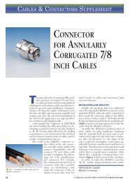 ConneCtor for AnnulArly CorrugAted 7/8 inCh CAbles - Spinner