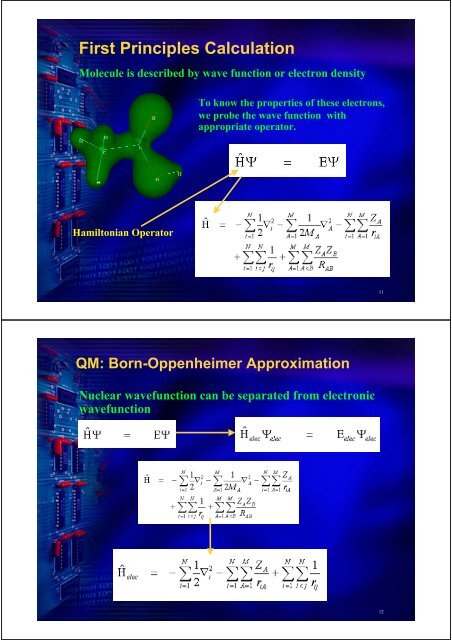 Simulation of Nanosystems - Nano Mahidol - Mahidol University