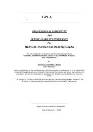 certificate gpla sample GPLA  Form.pdf HSA  AHP  Insurance Malpractive