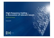 High-frequency trading â a discussion of relevant issues - Eurex