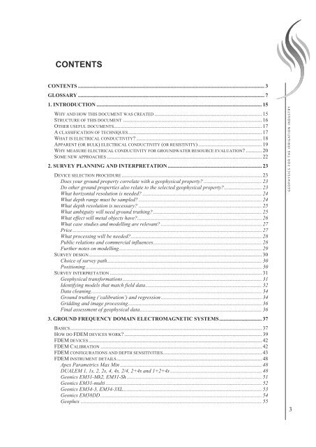 Geophysics for the irrigation industry - National Program for ...