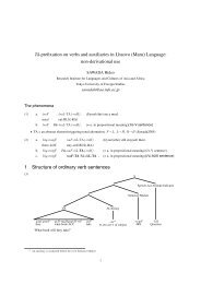 PËa-prefixation on verbs and auxiliaries in Lhaovo (Maru) Language ...