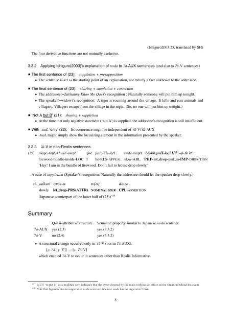 PËa-prefixation on verbs and auxiliaries in Lhaovo (Maru) Language ...