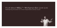 It's all about WELLâ¢âWolfgang's Eat. Love. Live. - Wolfgang Puck