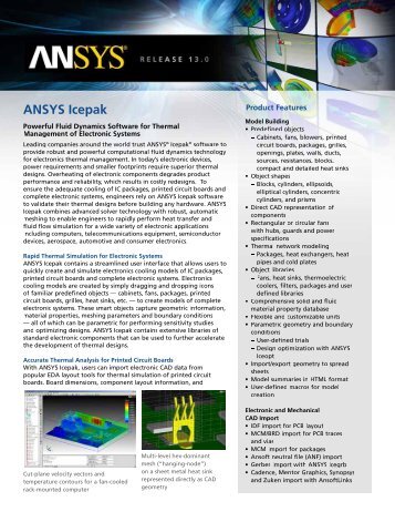 ANSYS Icepak - PhilonNet Engineering Solutions