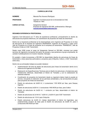 CURRICULUM VITAE - CigrÃ©