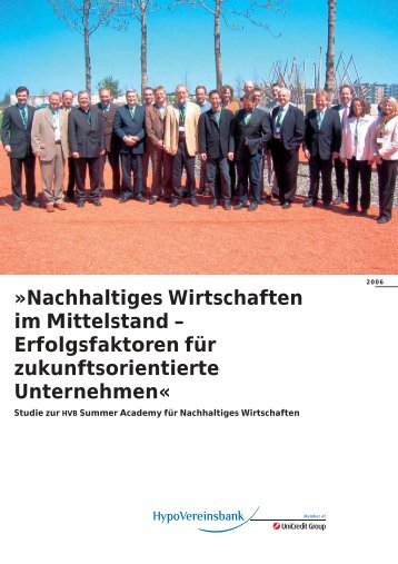 Nachhaltiges Wirtschaften im Mittelstand â Erfolgsfaktoren fÃ¼r ...