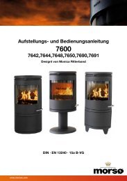 Betriebsanleitung - Bei Feuer-Fuchs einen hochwertigen Kaminofen ...